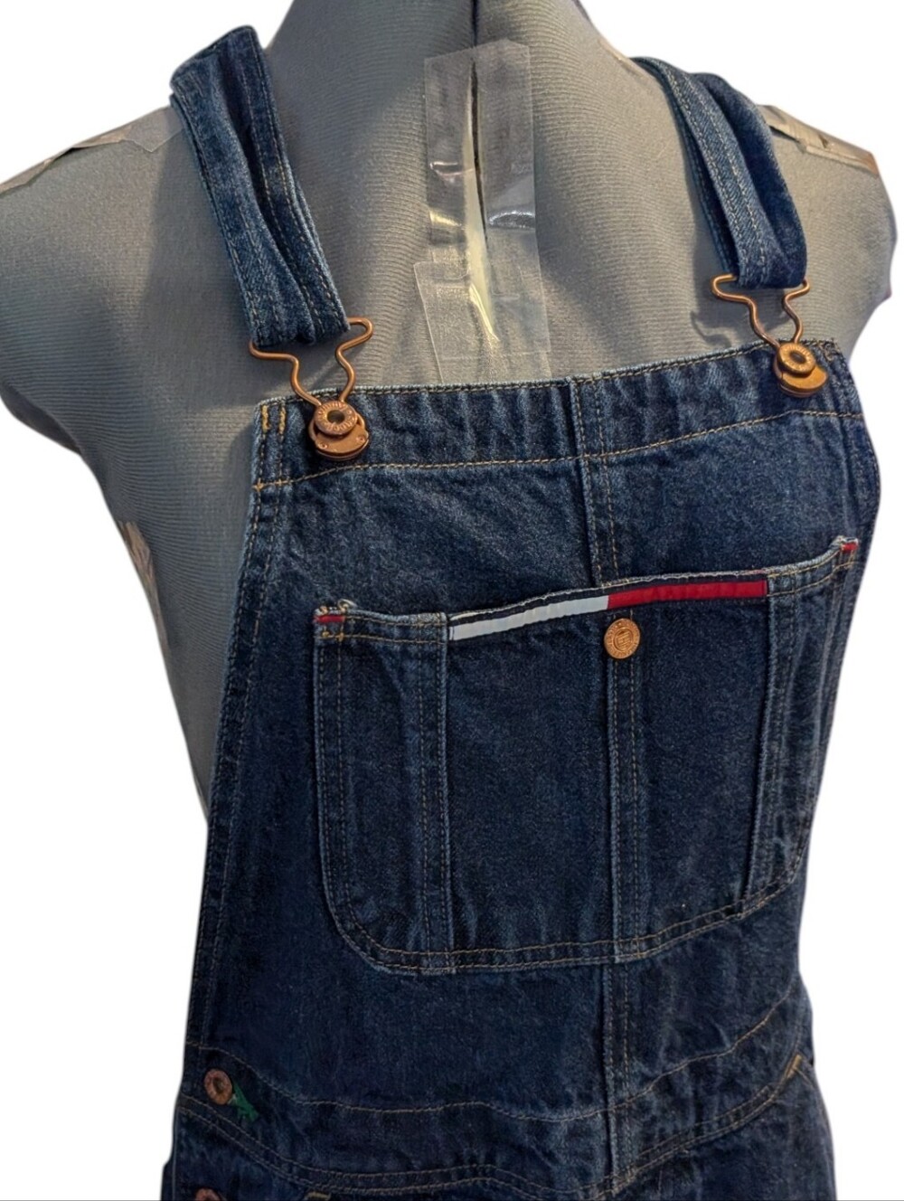 Tommy‎ Hilfiger vintage y2k women's denim Overalls size medium